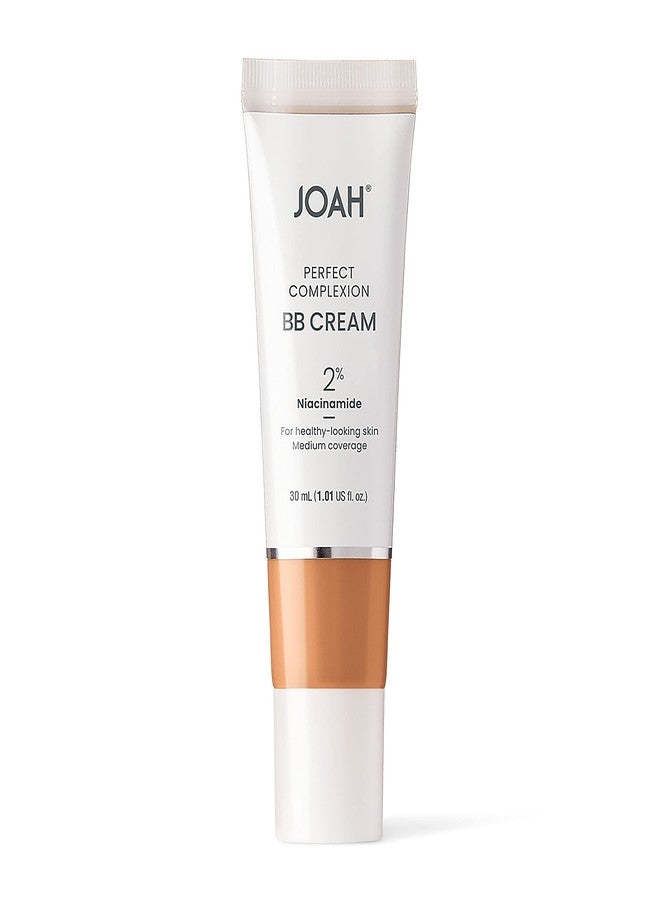 JOAH Beauty Perfect Complexion BB Cream with Hyaluronic Acid and Niaciminade, Korean Makeup with Medium Buildable Coverage, Evens Skin Tone, Lightweight, Semi Matte Finish, Tan with Warm Undertones - Image 2